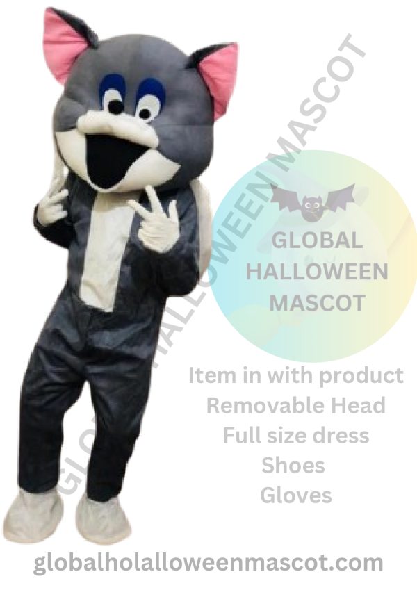 GLOBAL HALLOWEEN MASCOT High Quality Smart Tom Bear Mascot Costume