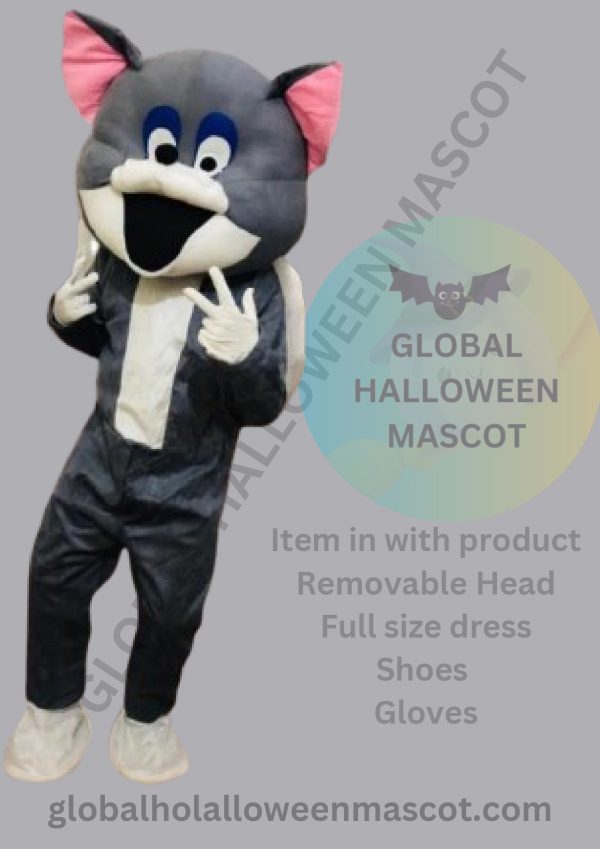 GLOBAL HALLOWEEN MASCOT High Quality Smart Tom Bear Mascot Costume - Image 2