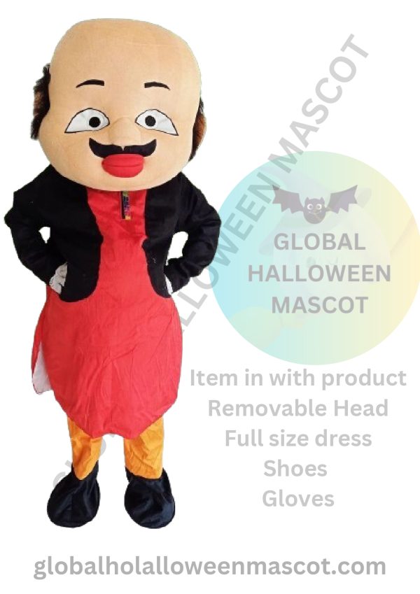 GLOBAL HALLOWEEN MASCOT High-Quality Motu Mascot Costume