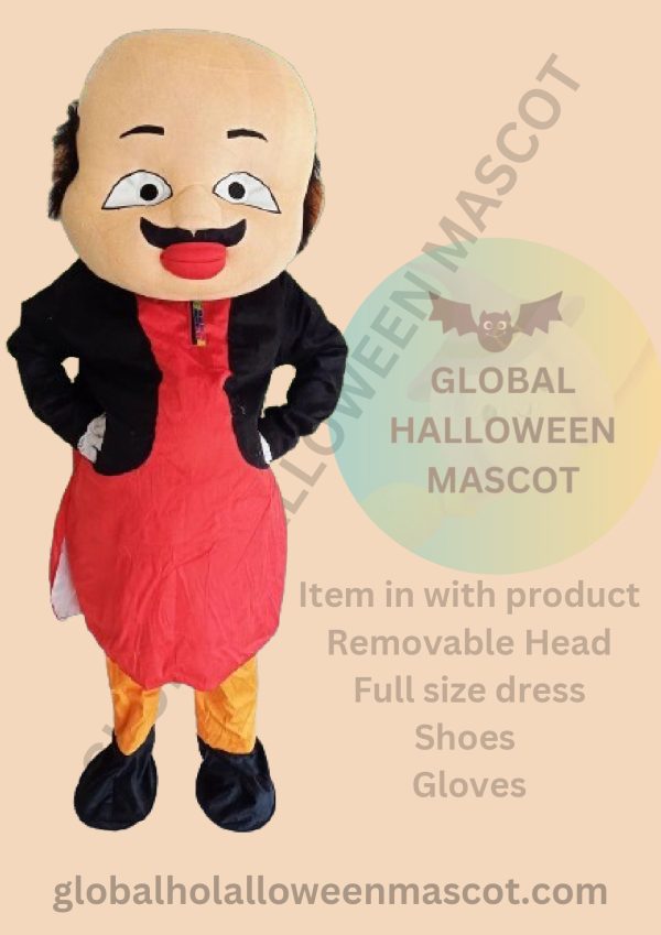 GLOBAL HALLOWEEN MASCOT High-Quality Motu Mascot Costume - Image 2